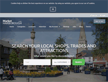 Tablet Screenshot of marketharborough.com
